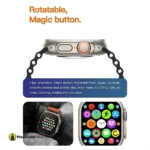 Rotatable Magic Button i9 Ultra Max Smart Watch - MaalGaari.Shop