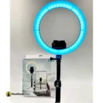 Sky Blue Color H90 RGB Ring Light Soft LED - MaalGaari.Shop