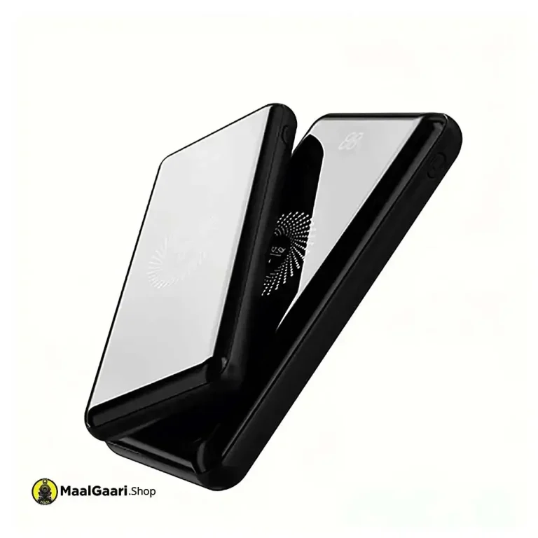 Sleek Elegent Design KP WP 15 10000mAh Wireless Power Bank - MaalGaari.Shop