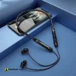 Stable Connectivity Lenovo QE03 Handsfree Neckband Bluetooth Headset IPx5 Water Resistant Flexible - MaalGaari.Shop