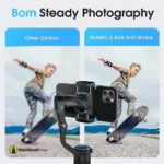 Steady Photography Foldable Smartphone Gimbal Hohem iSteady X2 3 Axis Stabilizer with Wireless Remote - MaalGaari.Shop