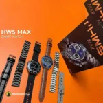 Straps HW5 Max Smart Watch Round Dial With 3 Straps - MaalGaari.Shop