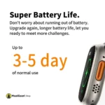 Super Lasting Battery Life Watch 8 Ultra GPS 49mm Series 8 Stainless Steel - MaalGaari.Shop