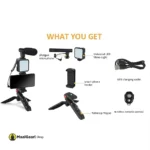 The Accesories AY 49 Video Making Vlogging Kit With Microphone - MaalGaari.Shop