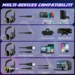 The Onikuma X16 gaming headphones easily connected with all devices - MaalGaari.Shop