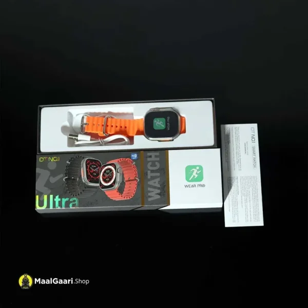 What's Inside Box Dt No.1 Ultra Smart Watch - MaalGaari.Shop