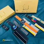 Whats Inside Box V9 Ultra Max Smart Watch Gold Edition - MaalGaari.Shop