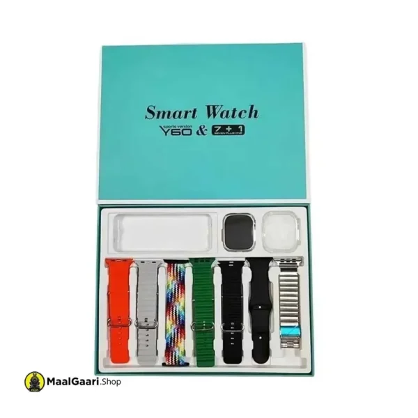 Whats Inside Box Y60 Smart Watch 7in1 - MaalGaari.Shop