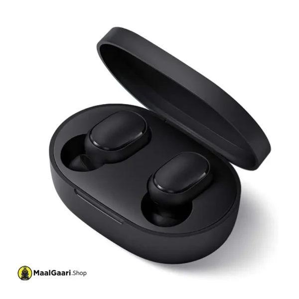 Xiaomi Redmi AirDots True Wireless Earbuds Bluetooth 5.0 Sweatproof Black Both inside Case - MaalGaari.Shop