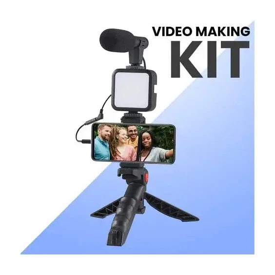 Ay 49 Video Making Vlogging Kit With Microphone - MaalGaari.Shop