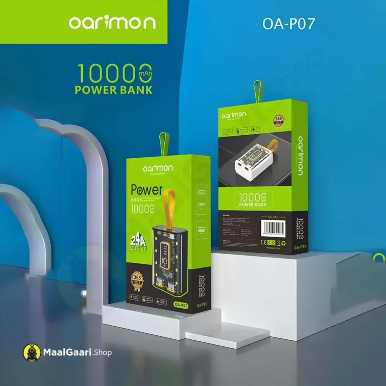 High Quality Packing Oarimon Oa P07 10,000mah Power Bank - MaalGaari.Shop