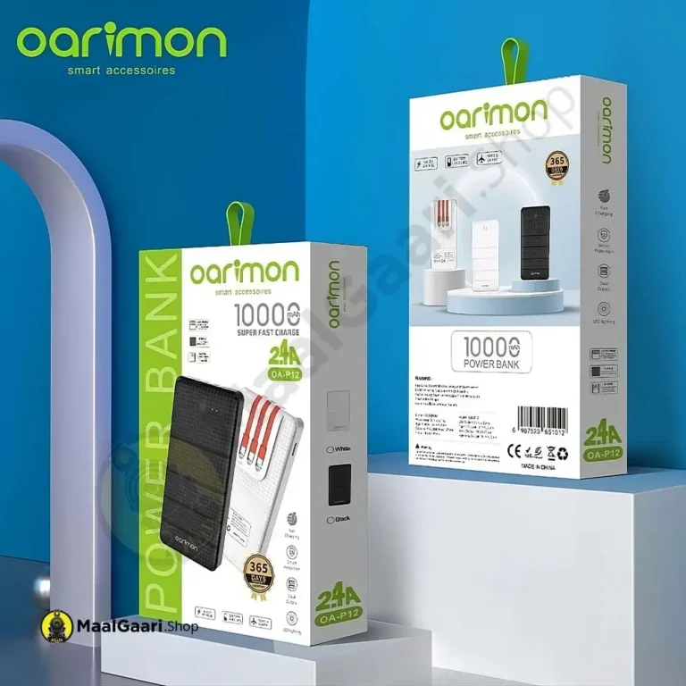 High Quality Packing Oarimon Oa P12 10,000mah Power Bank - MaalGaari.Shop