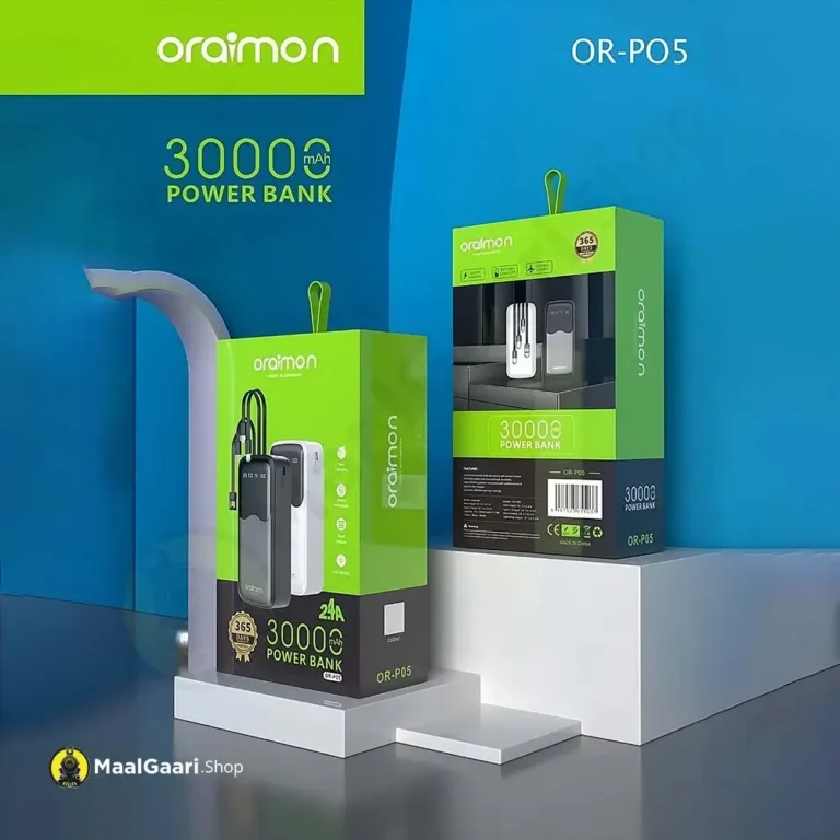 High Quality Packing Oraimon Or P05 30,000mah Power Bank - MaalGaari.Shop