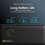 Long Lasting Battery Life Oarimon Oa P12 10,000mah Power Bank - MaalGaari.Shop