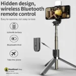 Remote Control Q07 Selfie Stick And Tripod - MaalGaari.Shop