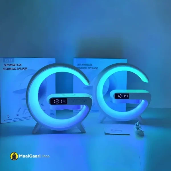Seamless Lightening Effect G11 Wireless Charging Speaker - Maalgaari.shop