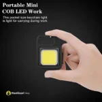 Small Pocket Size Lcob Rechargable Yellow Light Keychain - MaalGaari.Shop