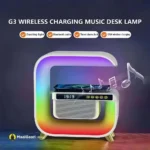 Wireless Charger With Music Desk Lamp Hm G3 Wireless Charging Speaker - MaalGaari.Shop