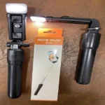 R1s Selfie Stick Tripod Selfie Stick With Led Fill Light - MaalGaari.Shop