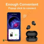 Battery Popup Qcy T4s Original Earbuds, Qcy T4s 100 Original Earbuds, Water Proof, Bass Boosted Sound, Wireless Earbuds Bluetooth 5.0 - MaalGaari.Shop