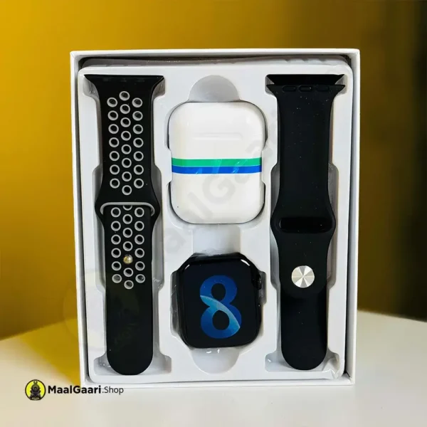 Beautiful Straps T55 Pro Max Smart Watch + Earphones - MaalGaari.Shop