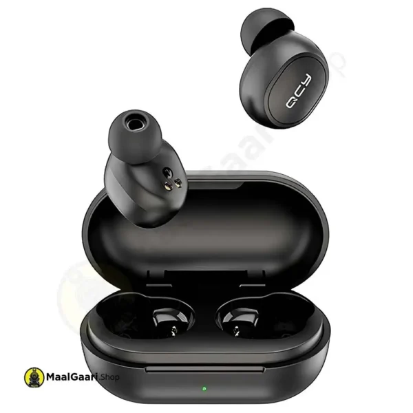 Earbuds Out Of Case Qcy T4s Original Earbuds, Qcy T4s 100 Original Earbuds, Water Proof, Bass Boosted Sound, Wireless Earbuds Bluetooth 5.0 - MaalGaari.Shop