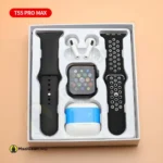 High Quality T55 Pro Max Smart Watch + Earphones - MaalGaari.Shop