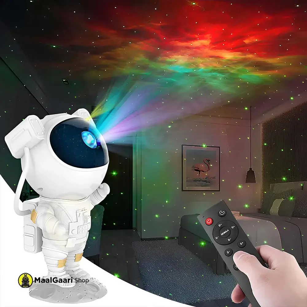 Remote Control Astronaut Galaxy Star Projector Lamp - Maalgaari.shop