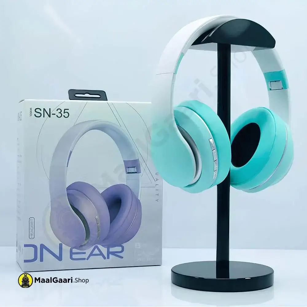 What's Inside Box Sn35 Wireless Headphones - MaalGaari.Shop