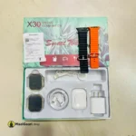 What's Inside Box X30 Combination Smart Watch With Airpods - MaalGaari.Shop