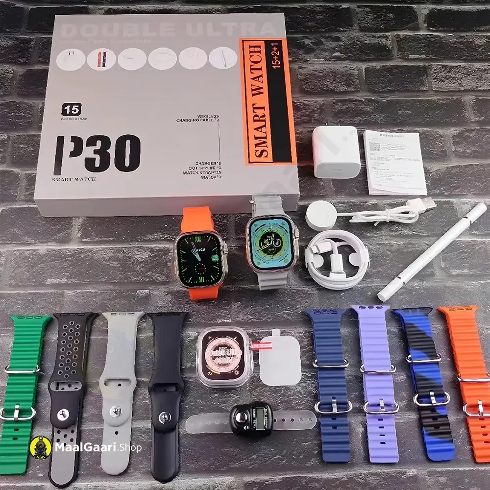Accessories Double Ultra P30 Smart Watch - MaalGaari.Shop