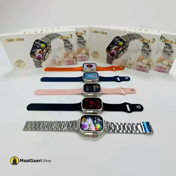 Beautiful Straps Lg68 Ultra Smart Watch - MaalGaari.Shop