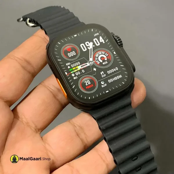 Big Display Kw900 Ultra Watch Wireless Charging, Bluetooth Watch, Series 9 Watch - MaalGaari.Shop