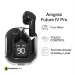 High Quality Features Amgras Future 4 Pro Transparent Earbuds - MaalGaari.Shop