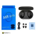 What's Inside Box A6r Dots True Wireless Earbuds - MaalGaari.Shop