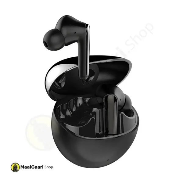 Black Color Ldnio T01 True Wireless Earbuds - MaalGaari.Shop