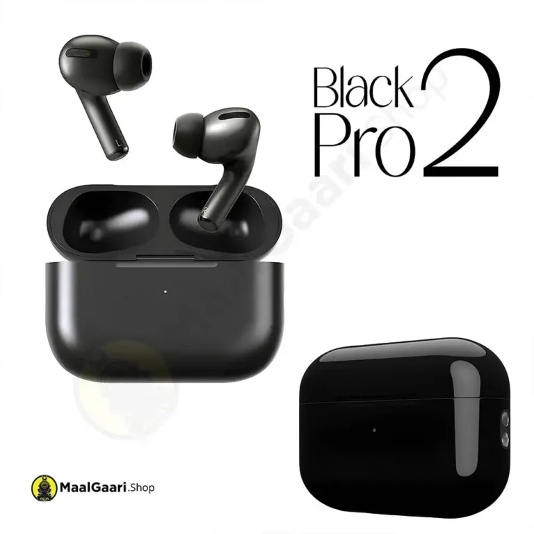 Eye Catching Design Apple Airpods Pro 2 Black - MaalGaari.Shop