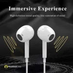 Immersive Audio Experience Iphone Original Handsfree - MaalGaari.Shop
