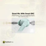 Quad Mic With Smart Enc Audionic Airbuds 625 Pro - MaalGaari.Shop