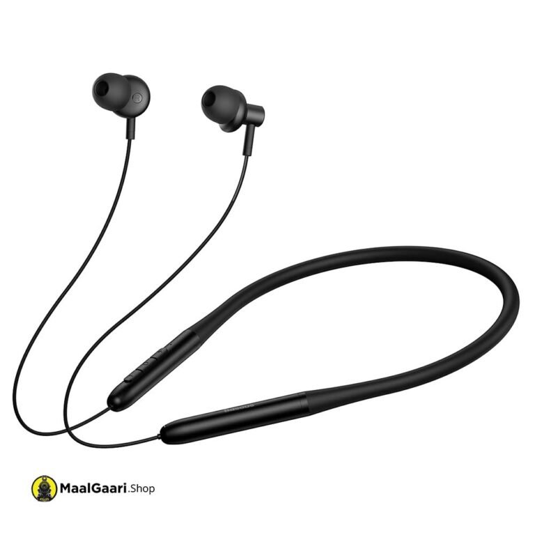 1 Baseus Bowie P1x In Ear Neckband Wireless Earphones Black - MaalGaari.Shop