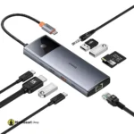 4 Baseus Metal Gleam Series Ii 10 In 1 Usb Hub Space Grey - MaalGaari.Shop