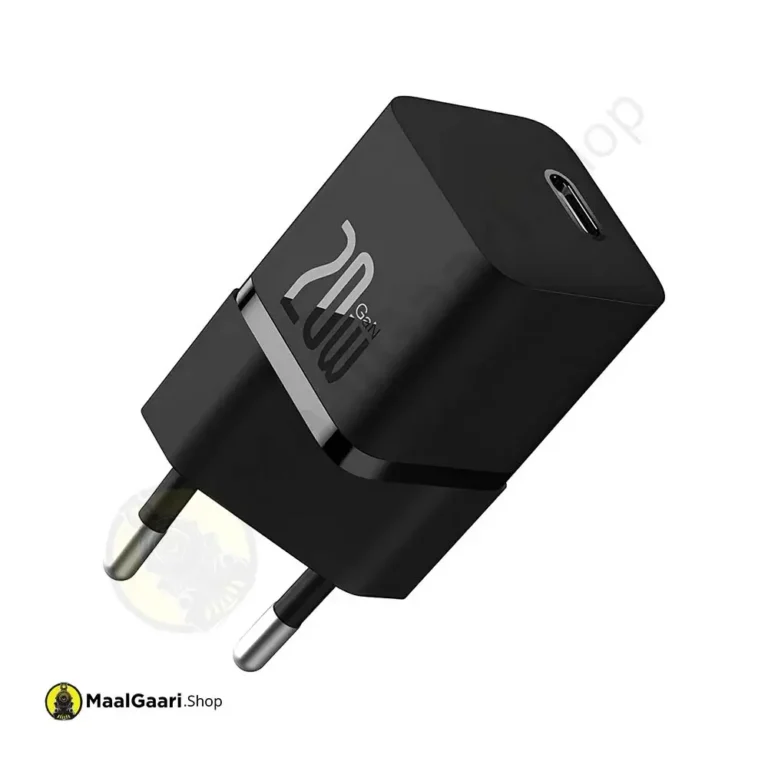 Black Color Baseus Gan5 Mini 1c 30w Fast Charger - MaalGaari.Shop