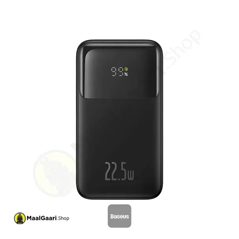 Front View Baseus Comet Series 20000mah Power Bank 22.5 W - MaalGaari.Shop