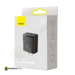 High Quality Packing Front Side Of Box Baseus Compact Quick Charger 2u+c 30w - MaalGaari.Shop