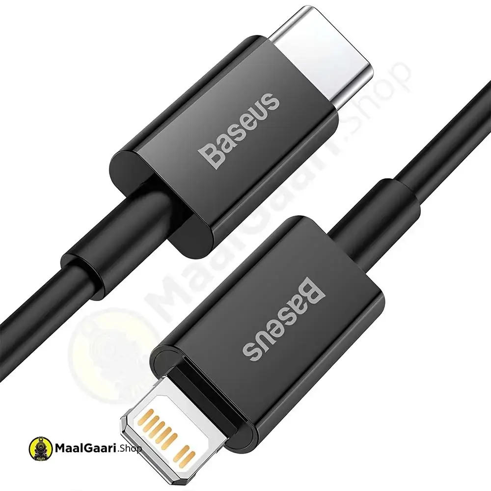 Professional Look Baseus Type C To Ip Pd 20w Fast Charging Cable And Data Cable - MaalGaari.Shop