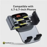 Universal Capability Baseus Easy Control Clamp Car Mount Holder - MaalGaari.Shop