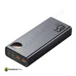 7 Baseus Adaman Metal Digital Display Quick Charge Power Bank 20000mah 65w Black - MaalGaari.Shop