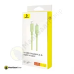 High Quality Packing Baseus Habitat Series Type C To Ip 20 Cable Green - MaalGaari.Shop