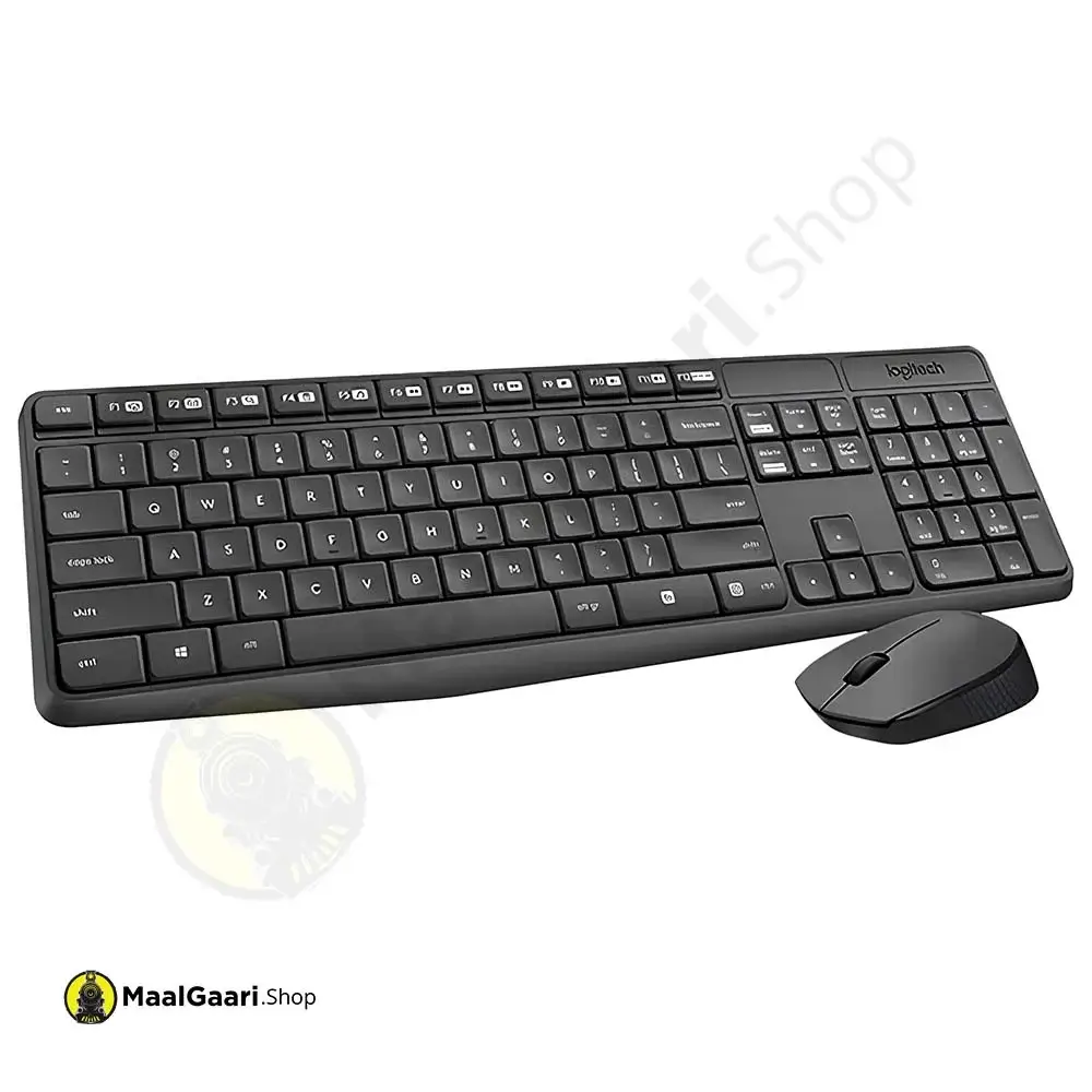 Keyboard And Mouse Logitech Mk235 Wireless Keyboard - MaalGaari.Shop