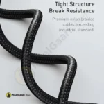 Tight Structure Break Resistance Baseus Display Type C To Type C 100w Cable - MaalGaari.Shop